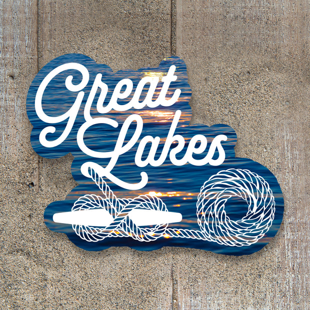 Great Lakes Boating Cleat Decal