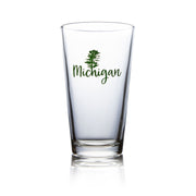 Michigan White Pine Pint Glass