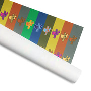 Michigan Hi striped gift wrap paper