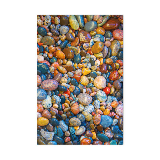 Shoreline Rocks gift wrap paper