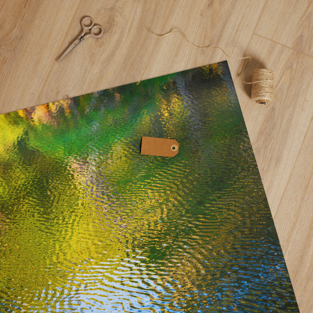 Hammered Water gift wrap paper