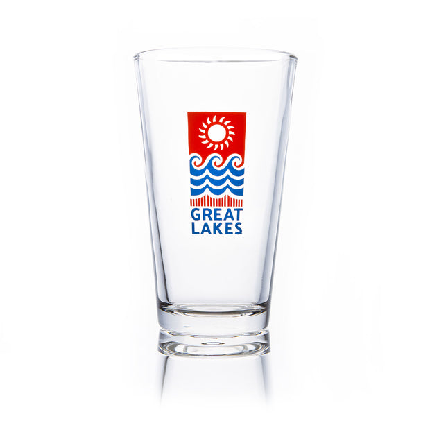 Great Lakes Waves Pint Glass