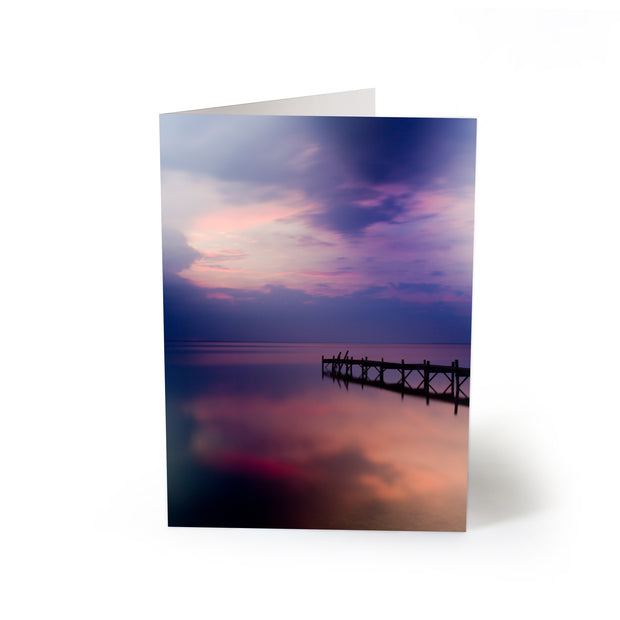 Celestial Dock Blank Greeting Card