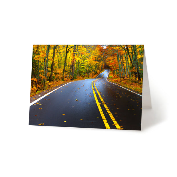 41 Road Home Blank Greeting Card