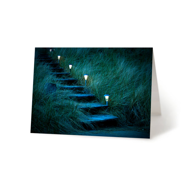 Steps to Beach Blank Greeting Card